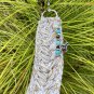 Boho Crocheted Keychain Beaded Handmade Key Fob Lanyard