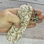 Boho Crocheted Keychain Beaded Handmade Key Fob Lanyard