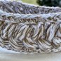 Boho Crocheted Wristlet Keychain Beaded Handmade Key Fob Lanyard