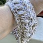 Boho Crocheted Wristlet Keychain Beaded Handmade Key Fob Lanyard