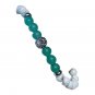 Green Aventurine White Turquoise 4mm Stretch Bracelet