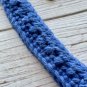 Crocheted Cotton Wristlet Keychain with Fishhook Charm
