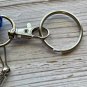 Crocheted Cotton Wristlet Keychain with Fishhook Charm