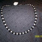 Black Onyx and Moonstone Neclace