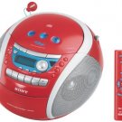 Sony CFD-E95 PSYC Boombox (Red)