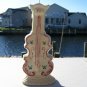 Vintage Ceramic Cello Wall Vase