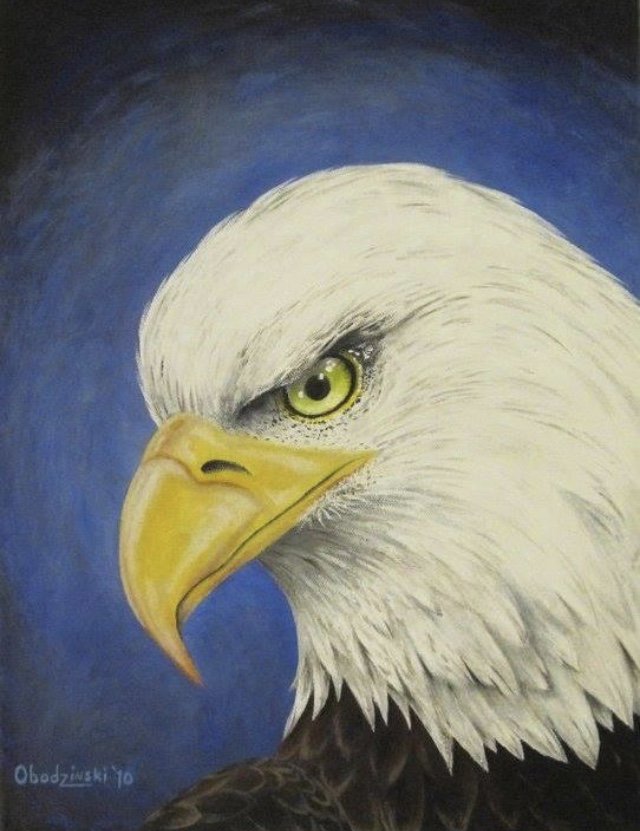 "Fearless" Eagle Art Poster Print