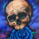 "Skull and Rose" Art Poster Print by Gregg's Deep Colors