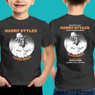 HARRYWEEN 2020 HARRY STYLES BLACK TEE SHIRT FOR KIDS TWO SIDE CODE Z80