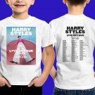 2021 PERFORM HARRY STYLES LOVE ON N.AMERICA TOUR WHITE TEE SHIRT FOR KIDS TWO SIDE CODE Z81