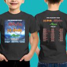 2021 PERFORM MOTLEY CRUE THE STADIUM TOUR BLACK TEE SHIRT FOR KIDS TWO SIDE CODE Z82