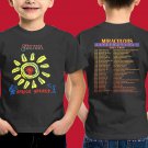 2021 PERFORM MIRACULOUS SUPERNATURAL SANTANA TOUR BLACK TEE SHIRT FOR KIDS TWO SIDE CODE Z82