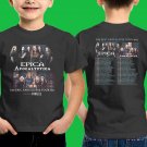 2021 PERFORM EPICA THE EPIC APOCALYPSE EUROPEAN TOUR BLACK TEE SHIRT FOR KIDS TWO SIDE CODE Z81