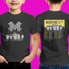 2021 PERFORM MERCY ME SPRING USA TOUR BLACK TEE SHIRT FOR KIDS CODE Z81