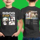 2021 PERFORM 5SECONDS OF SUMMER 5SOS NO SHAME AUSTRALIA TOUR BLACK TEE SHIRT FOR KIDS CODE Z81