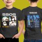 2021 PERFORM 5SECONDS OF SUMMER 5SOS NO SHAME AUSTRALIA TOUR BLACK TEE SHIRT FOR KIDS CODE Z82