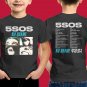 2021 PERFORM 5SECONDS OF SUMMER 5SOS NO SHAME EUROPE TOUR BLACK TEE SHIRT FOR KIDS CODE Z81