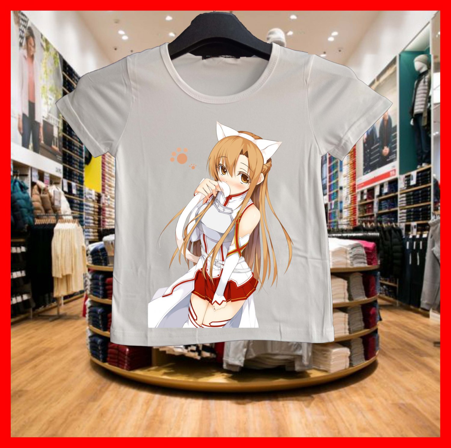 Anime Sword Art Online T Shirt Asura / All Saiz for Male Female Kids