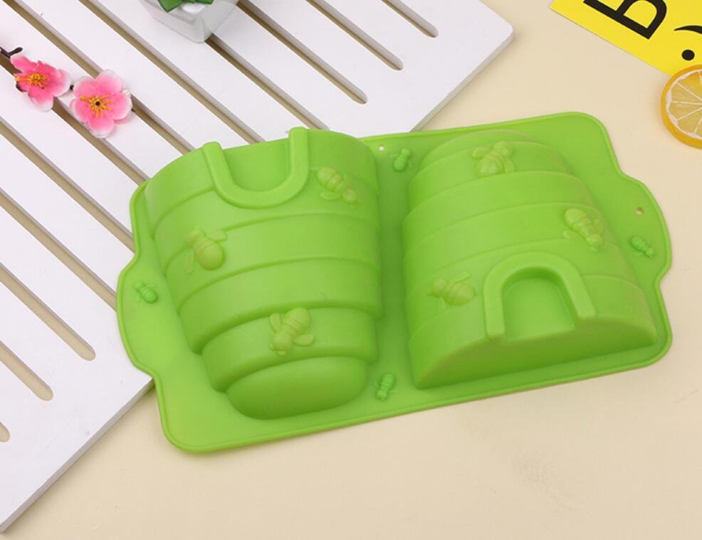free shipping Honey honeycomb mold bee cake mold, pudding mold, DIY kitchen baking mold