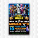 Fortnite Birthday Invitation