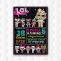 Lol Doll Luxe Character Birthday Invitations For Girl