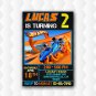 Hot Wheels Birthday Party Invitations