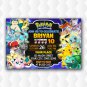 Pokemon Birthday Invitations, Pokemon Invitation, Pokemon Birthday Invites Party