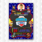 Paw Patrol Birthday Invitations, Paw Patrol Invitation For Boy With Photo Paw Patrol Birthday Invitations, Paw Patrol Invitation For Boy With Photo