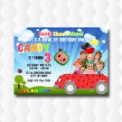 Cocomelon Family Funny Printable Birthday Invitation