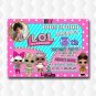 Lol Dolls Surprise Printable Birthday Invitation For Girl