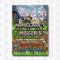 Minecraft Bedrock Birthday Invitation