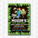 Minecraft Invitation Birthday