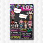 Lol Dolls Fashion Birthday Invitation