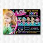 Lol Dolls Star Signs Birthday Invitation With Photo