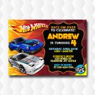 Hot Wheels Birthday Party Invitation