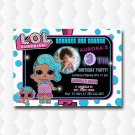 Lol Dolls Surprise Mermaid Glitter Birthday Invitation With Photo