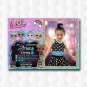 Lol Dolls Surprise Kitty Cat Glitter For Girl Invitation With Photo