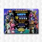 Fortnite X Battle Royale Marshmello Birthday Invitation