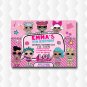 Lol Dolls Fashion Caracter Invitation