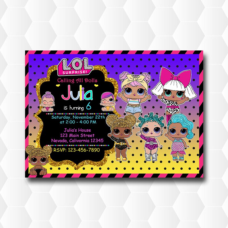 Lol Dolls Surprise Glitter Caracters