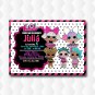 Lol Dolls Surprise Kiity Birthday Invite