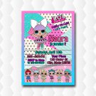Lol Dolls Caracters Invitations Lol Dolls Caracters Invitations