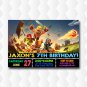 Clash Of Clans Games Birthday Invitation