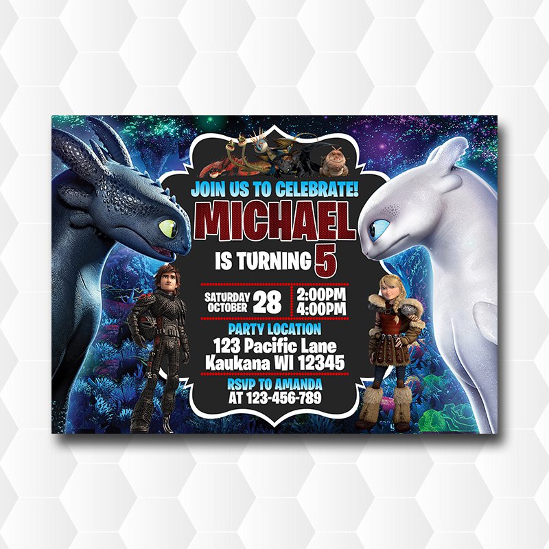 Jurassic World Birthday Invitation