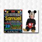 Mickey Mouse Invitation With Photo