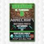 Minecraft Bedrock TNT Invitation Party
