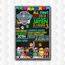 Paw Patrol Birthday Invitation For Boy Paw Patrol Birthday Invitation For Boy