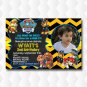 Paw Patrol Birthday Invitations For Boy With Photo