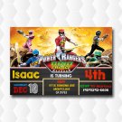 Dhino Charge Power Rangers Birthday Invitations