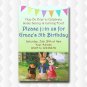 Peter Rabit Party Birthday Invitations